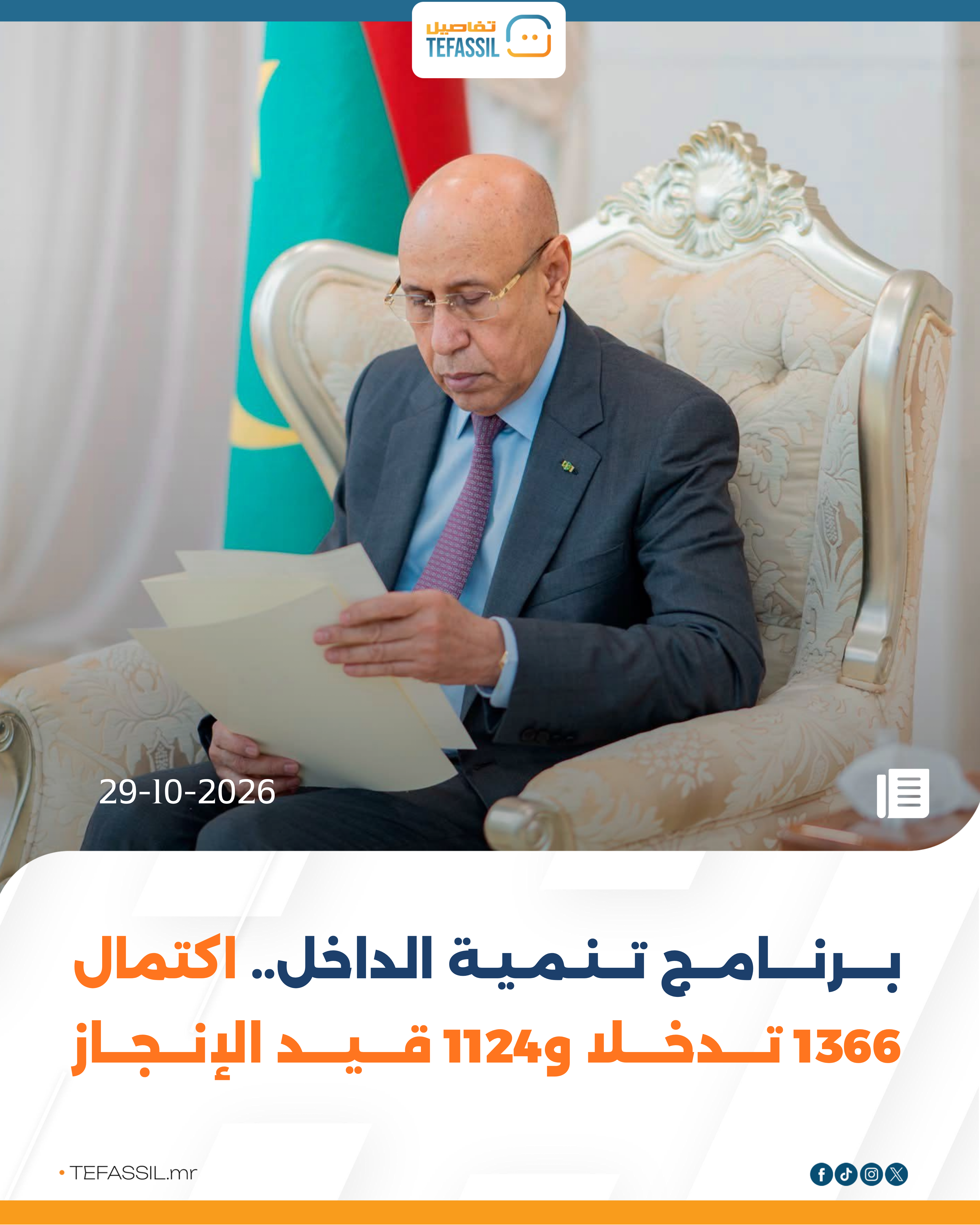 برنامج تنمية الداخل.. اكتمال 1366 تدخلًا و1124 قيد الإنجاز